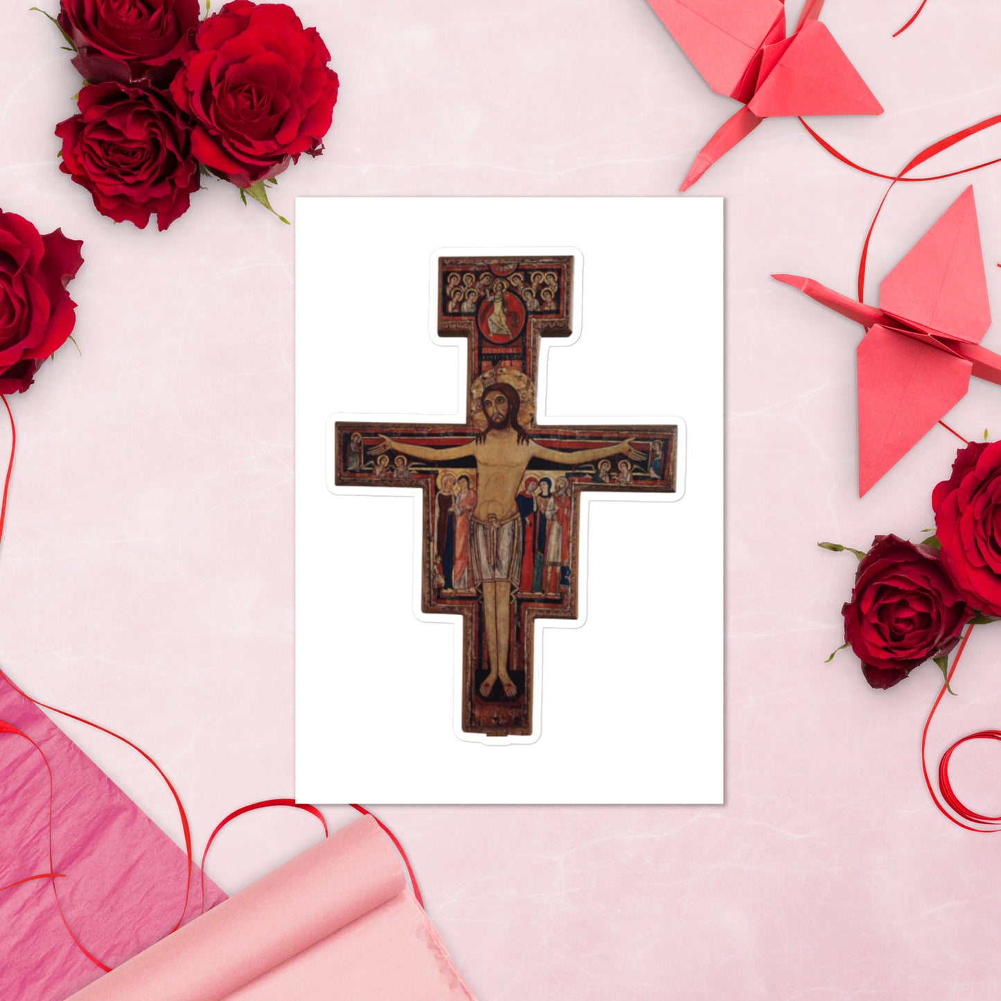 San Damiano CrossSticker sheet