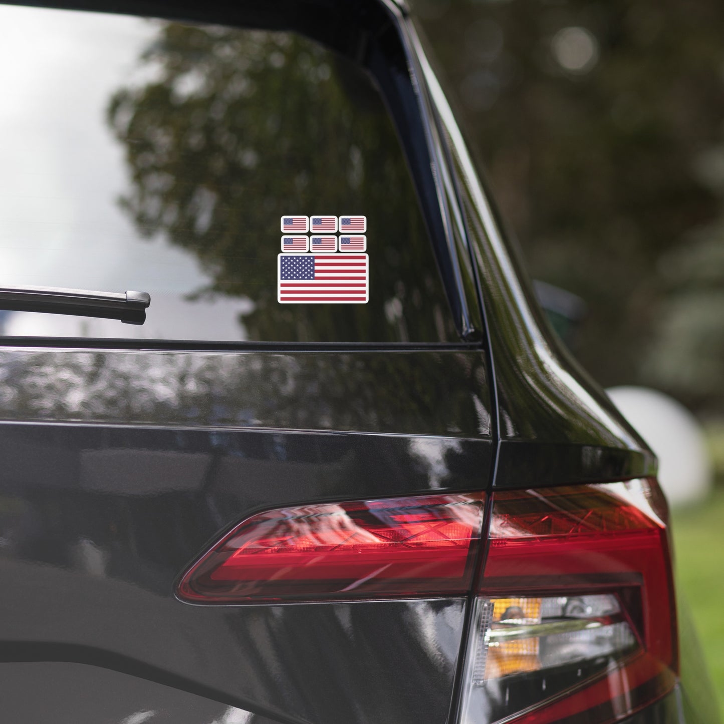 Bubble Free Patriotic Stickers