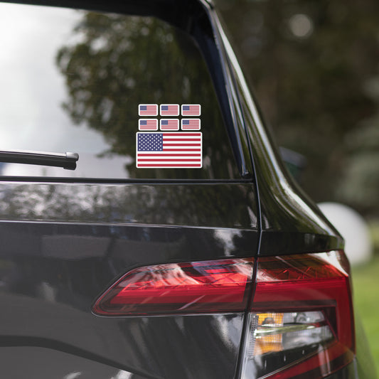 Bubble Free Patriotic Stickers