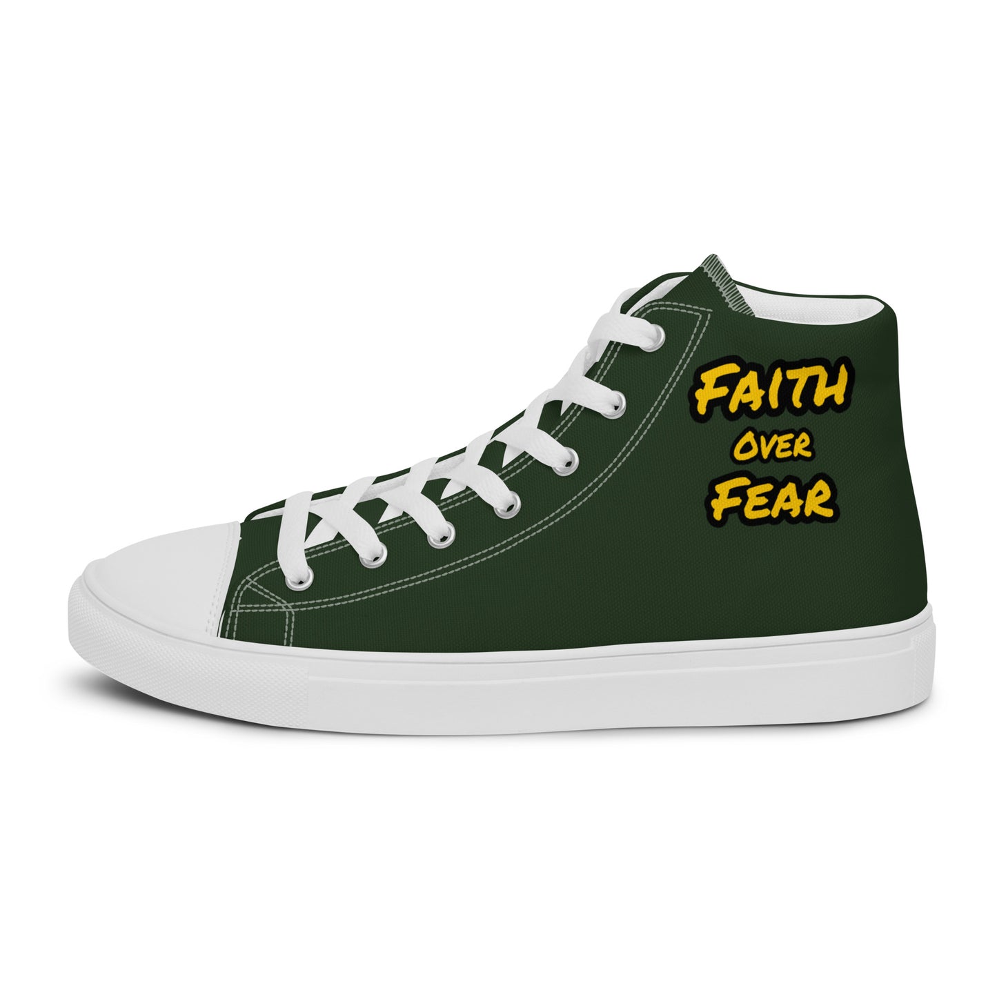 Men’s High Top Canvas Faith Shoes