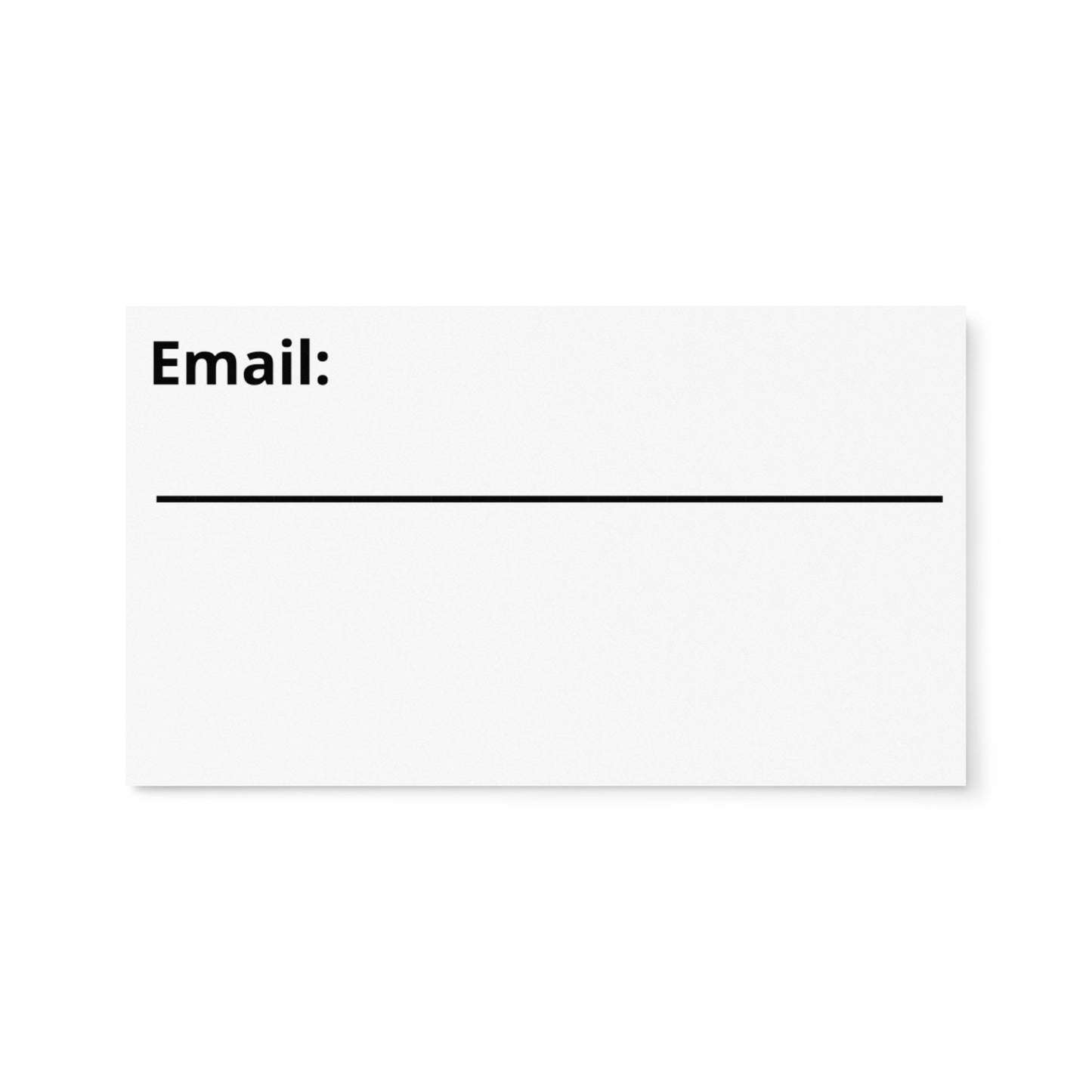 Contact Card 50pk