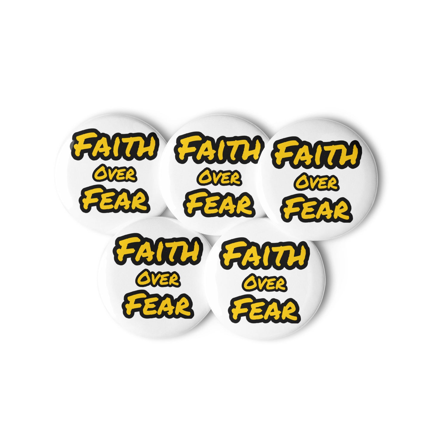 Faith Buttons 5pk