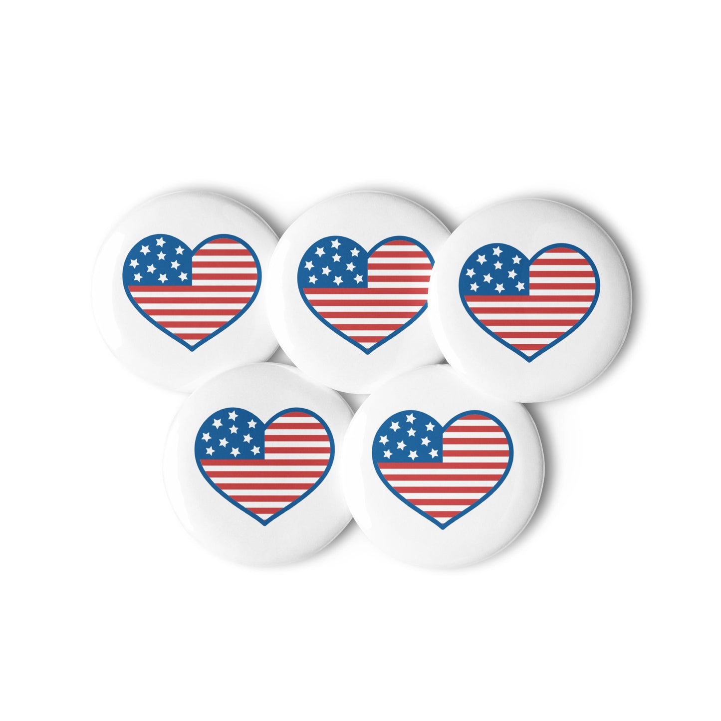 Patriotic Buttons 5pk