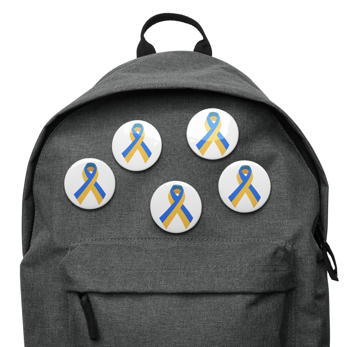 Ukrainian Ribbon Buttons 5pk