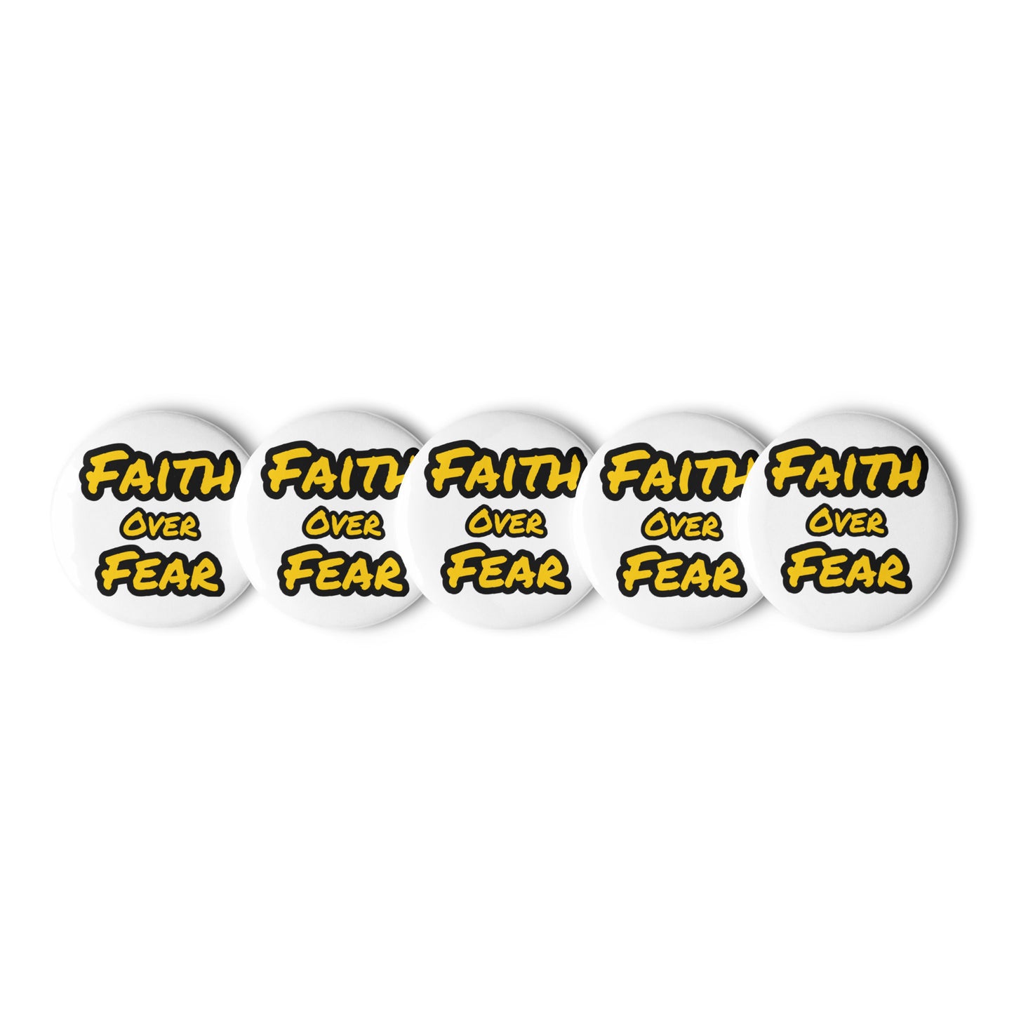 Faith Buttons 5pk