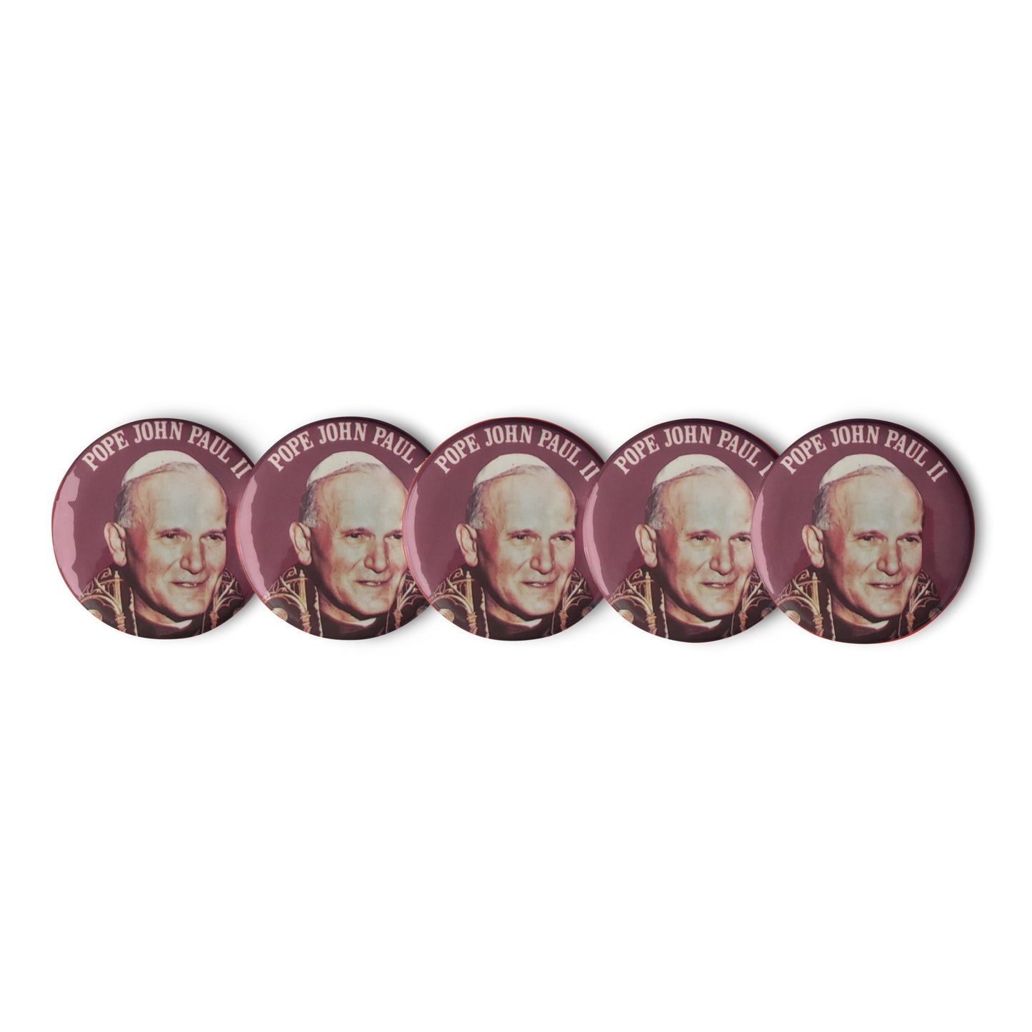 Pope St. John Paul II  Buttons 5pk