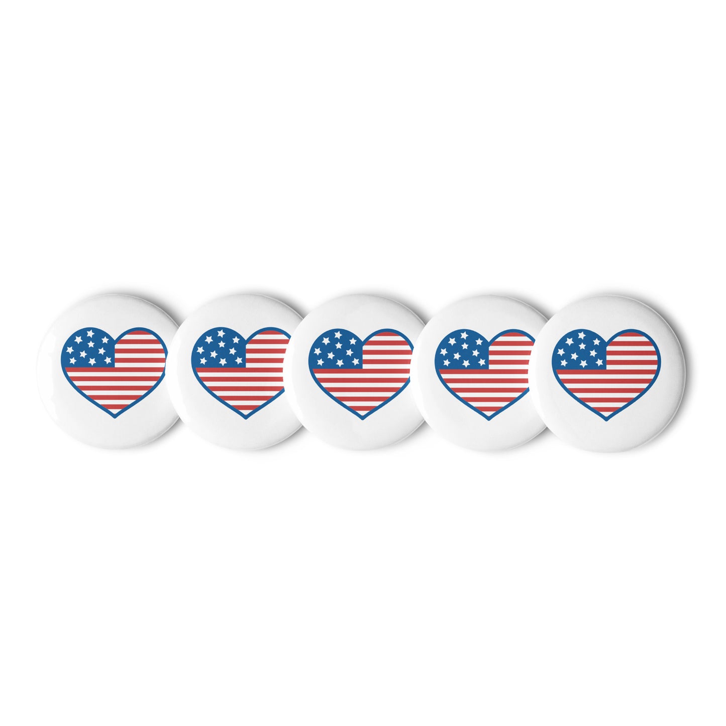 Patriotic Buttons 5pk