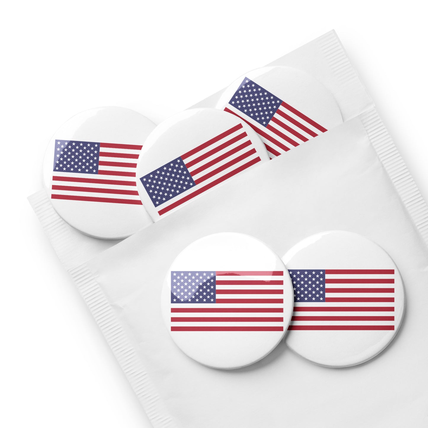 Patriotic Buttons 5pk