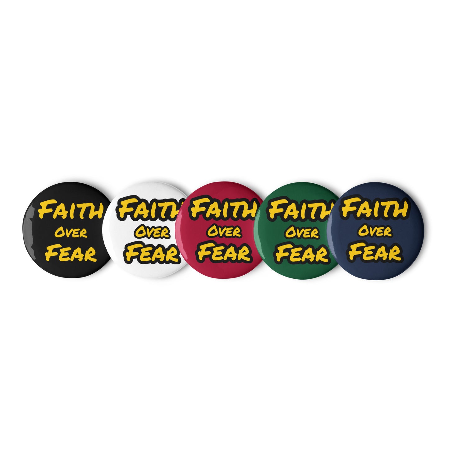 Faith Buttons 5pk