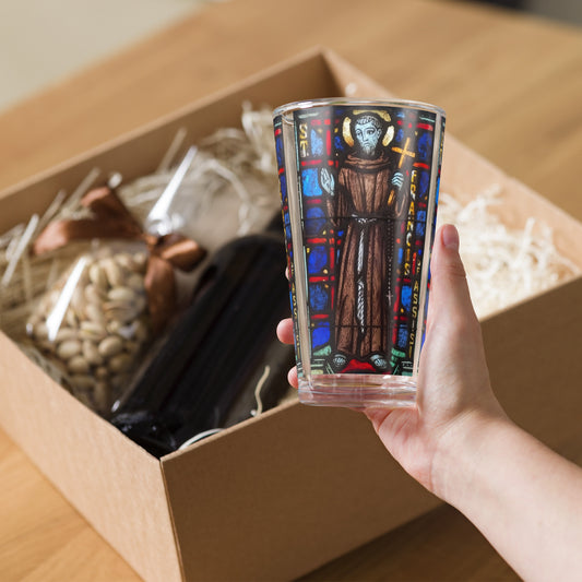 St Francis of Assisi Pint Glass