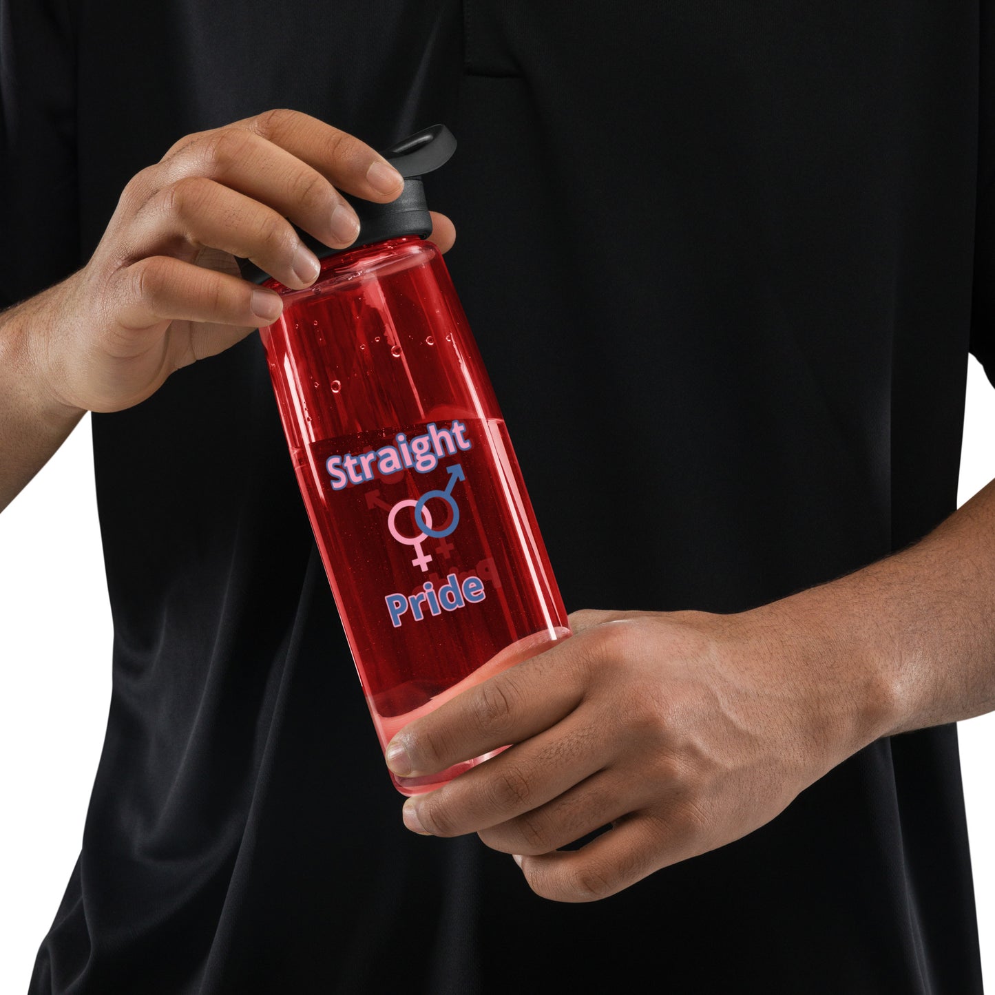 Straight Pride Water Bottle 25oz