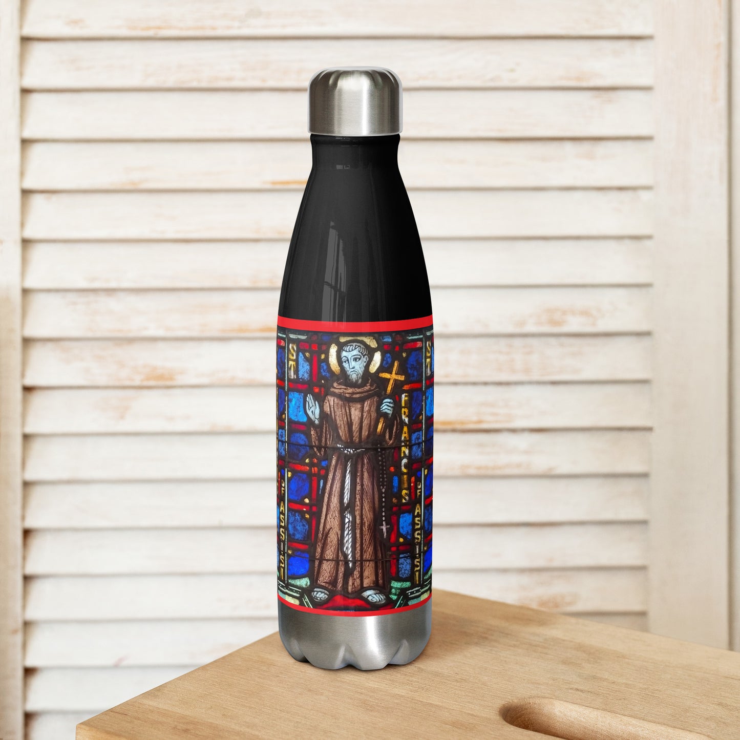St Francis of Assisi Water Bottle 17oz