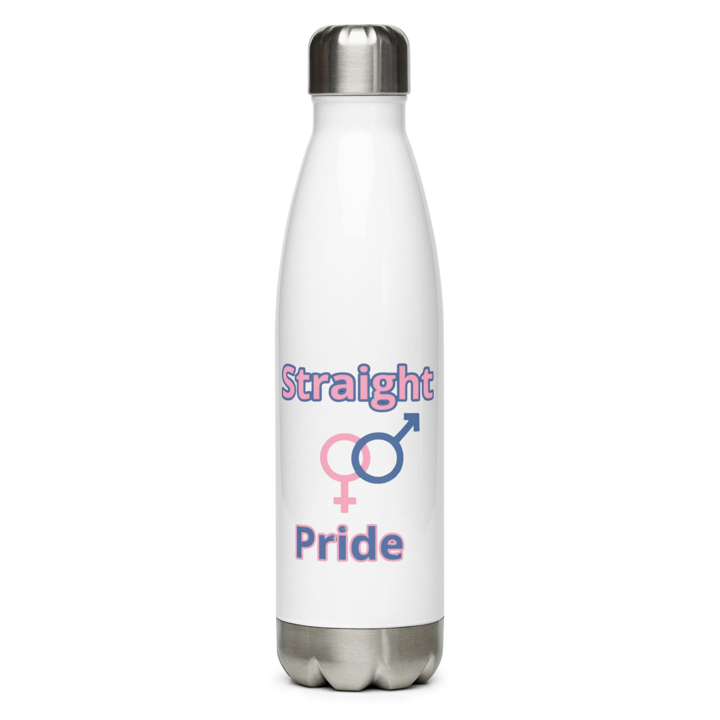 Straight Pride Water Bottle 17oz