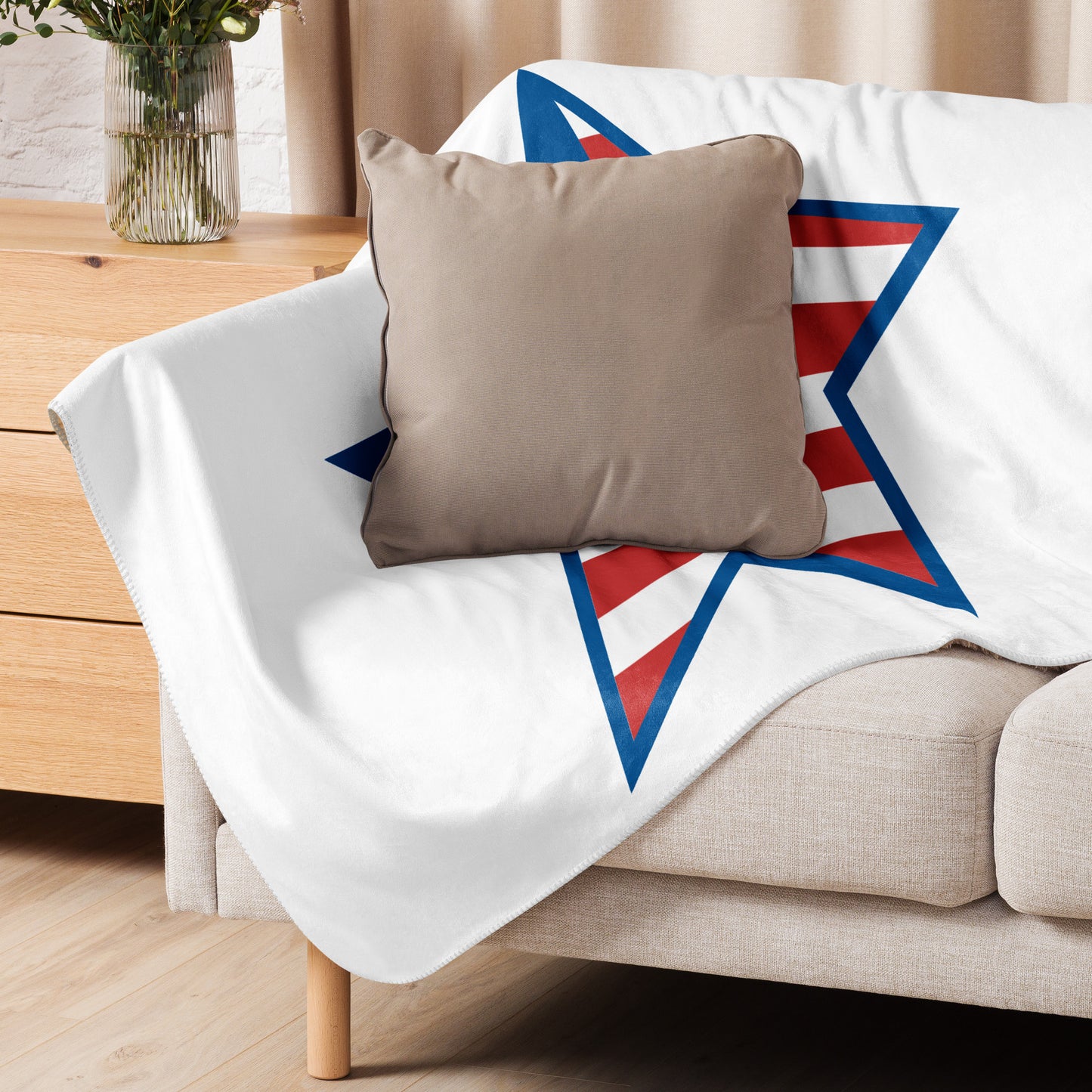 Patriotic Sherpa Blanket