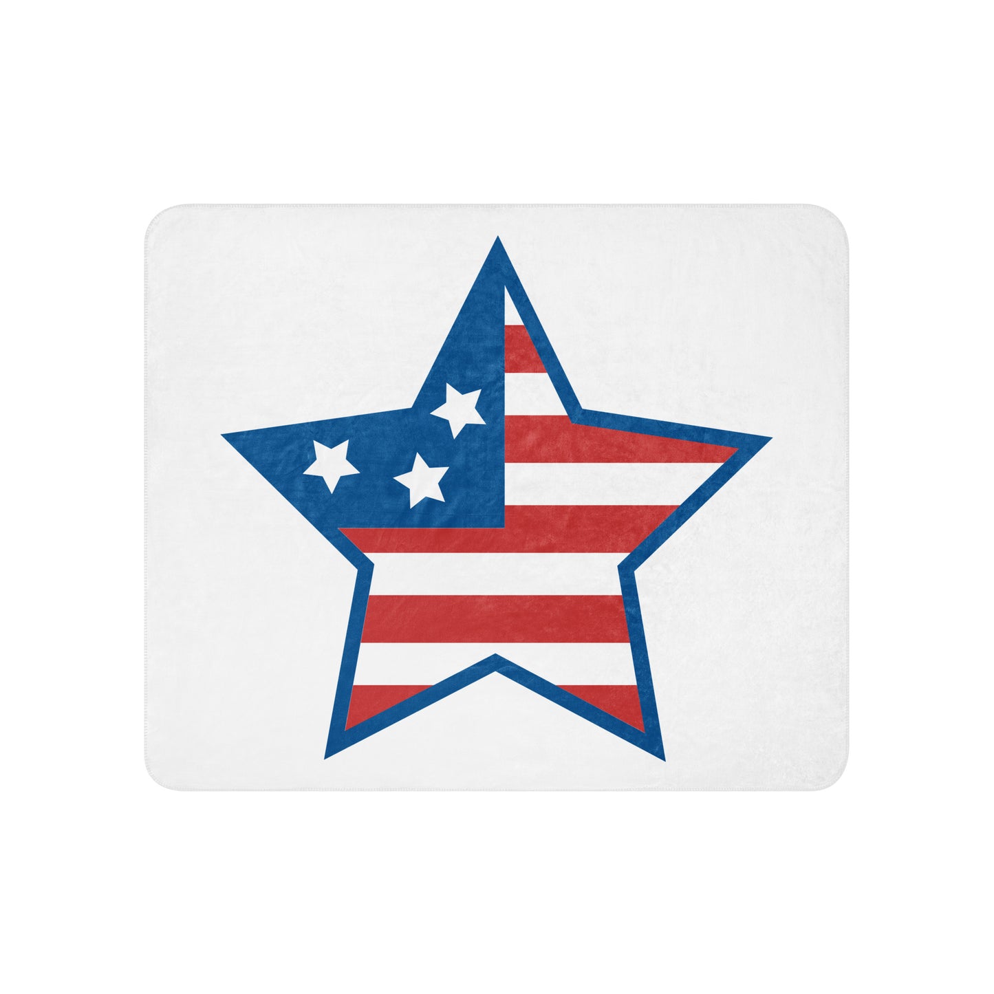 Patriotic Sherpa Blanket
