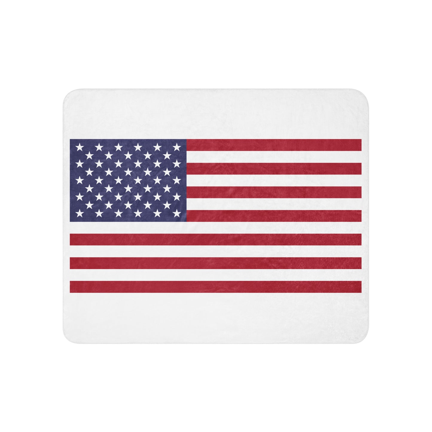 Patriotic Sherpa blanket