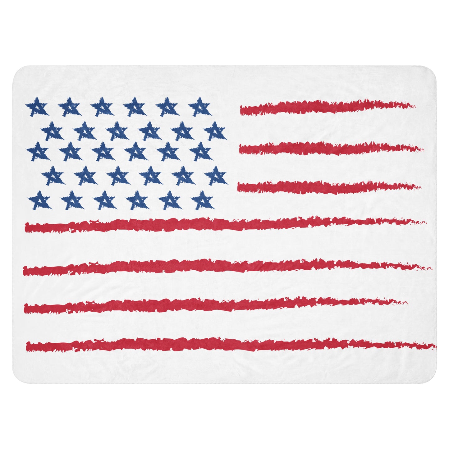 Patriotic Sherpa Blanket