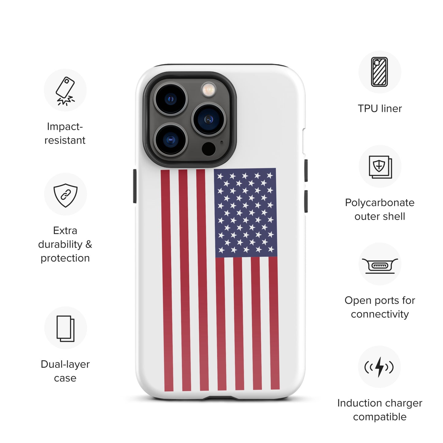 Patriotic Tough iPhone® Case