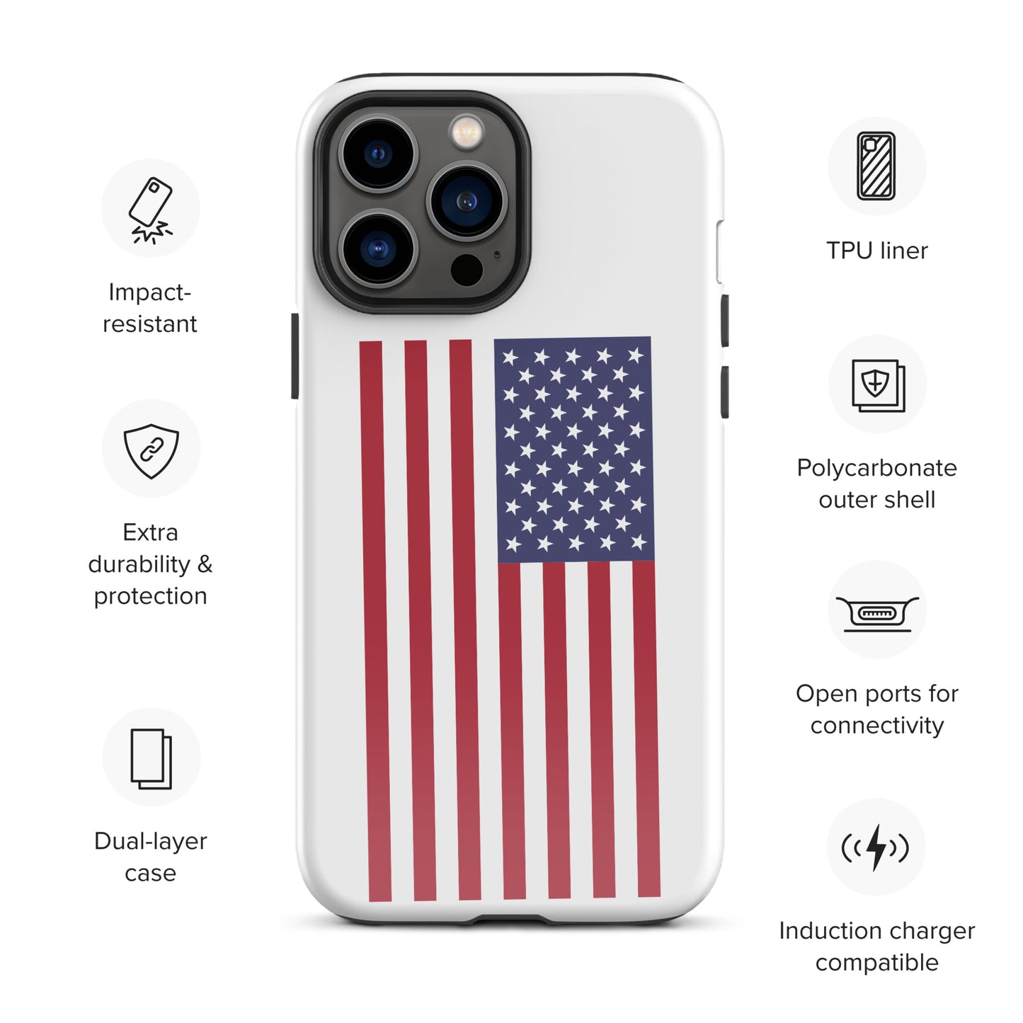 Patriotic Tough iPhone® Case