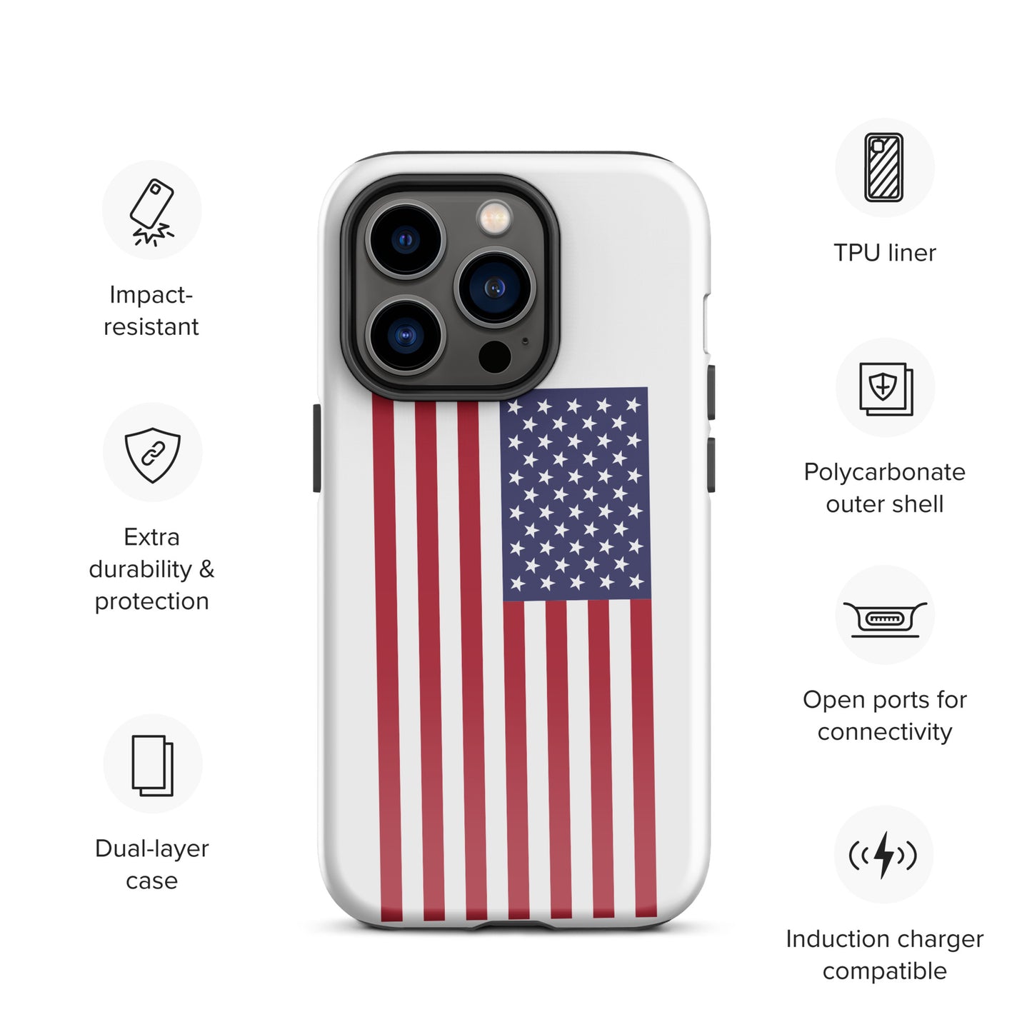 Patriotic Tough iPhone® Case