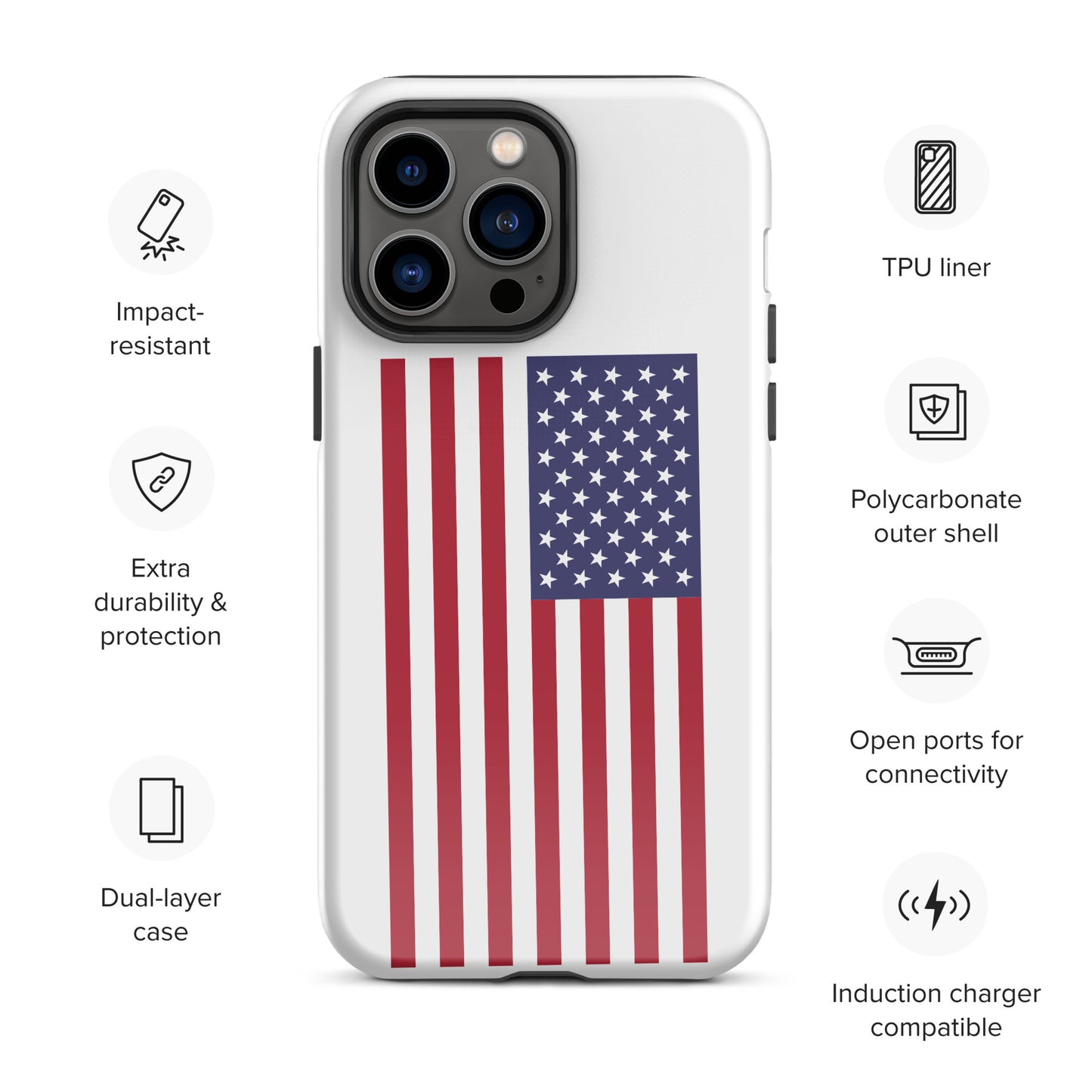 Patriotic Tough iPhone® Case