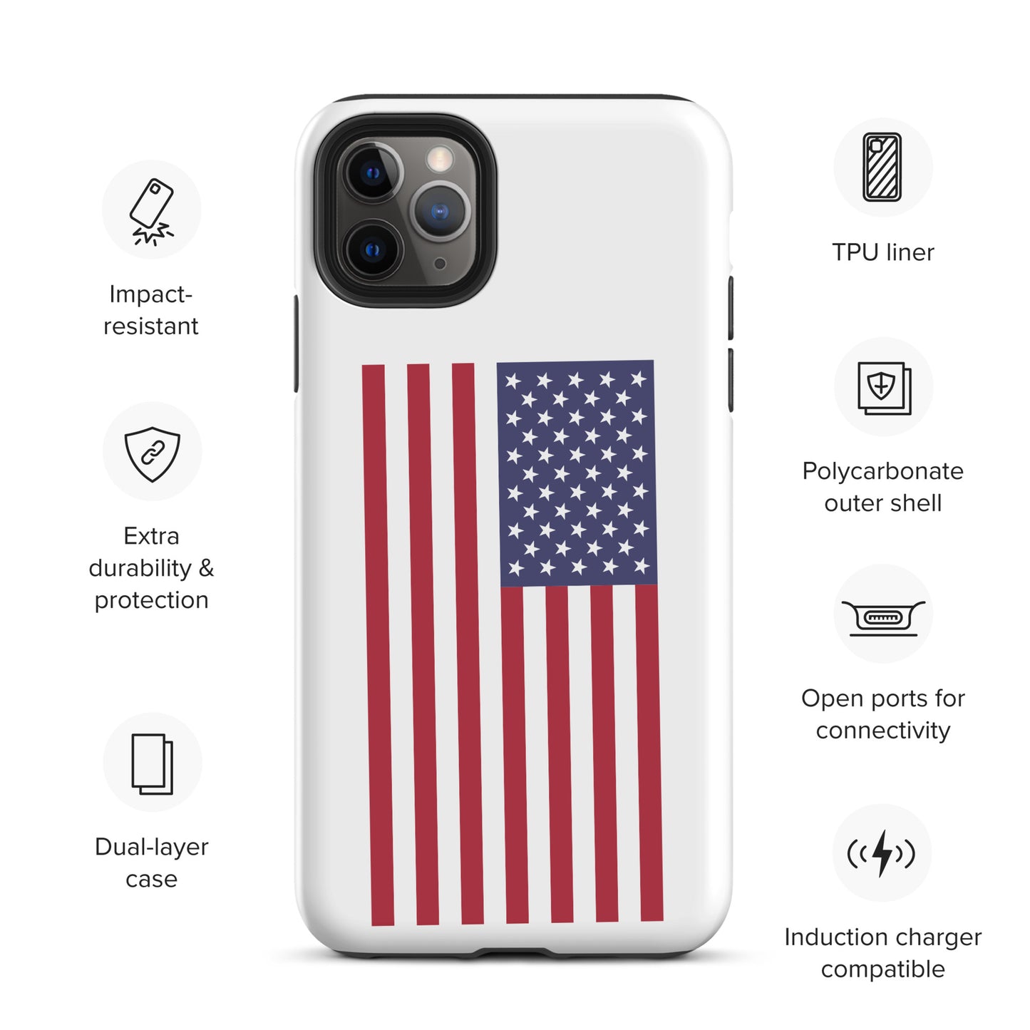 Patriotic Tough iPhone® Case
