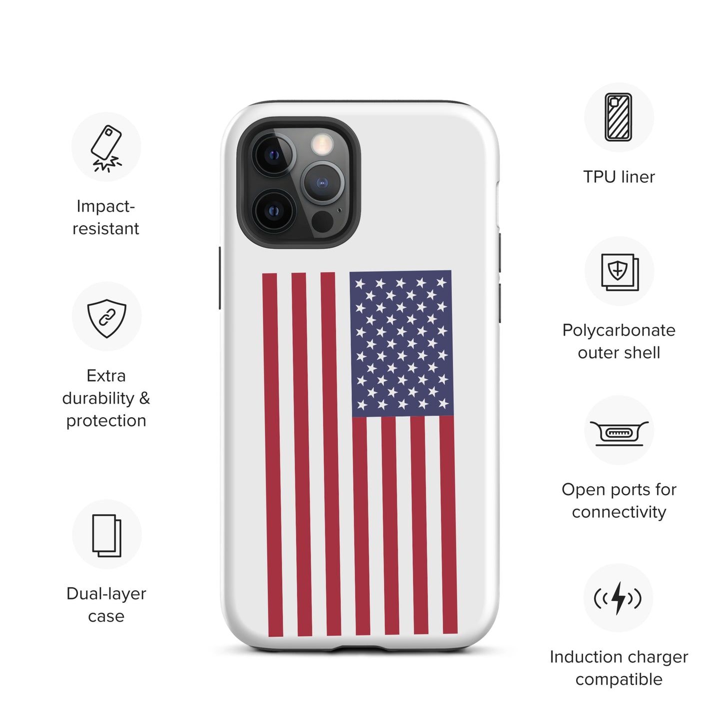 Patriotic Tough iPhone® Case
