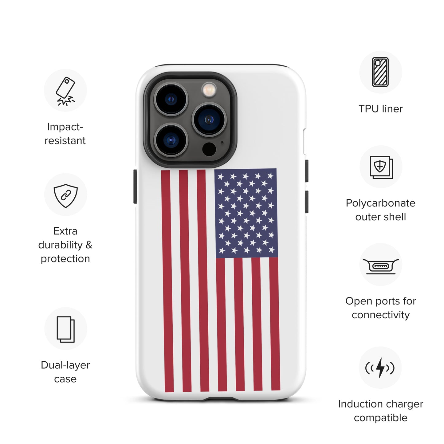 Patriotic Tough iPhone® Case