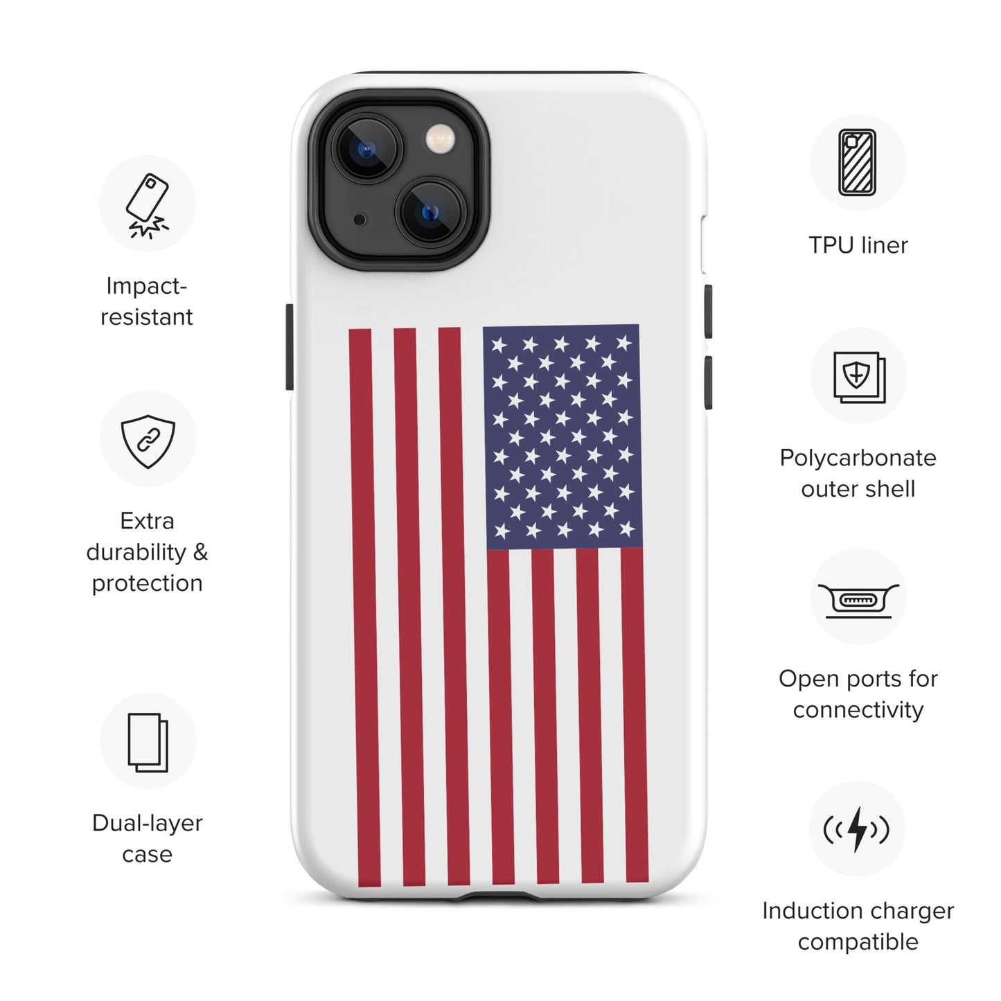 Patriotic Tough iPhone® Case