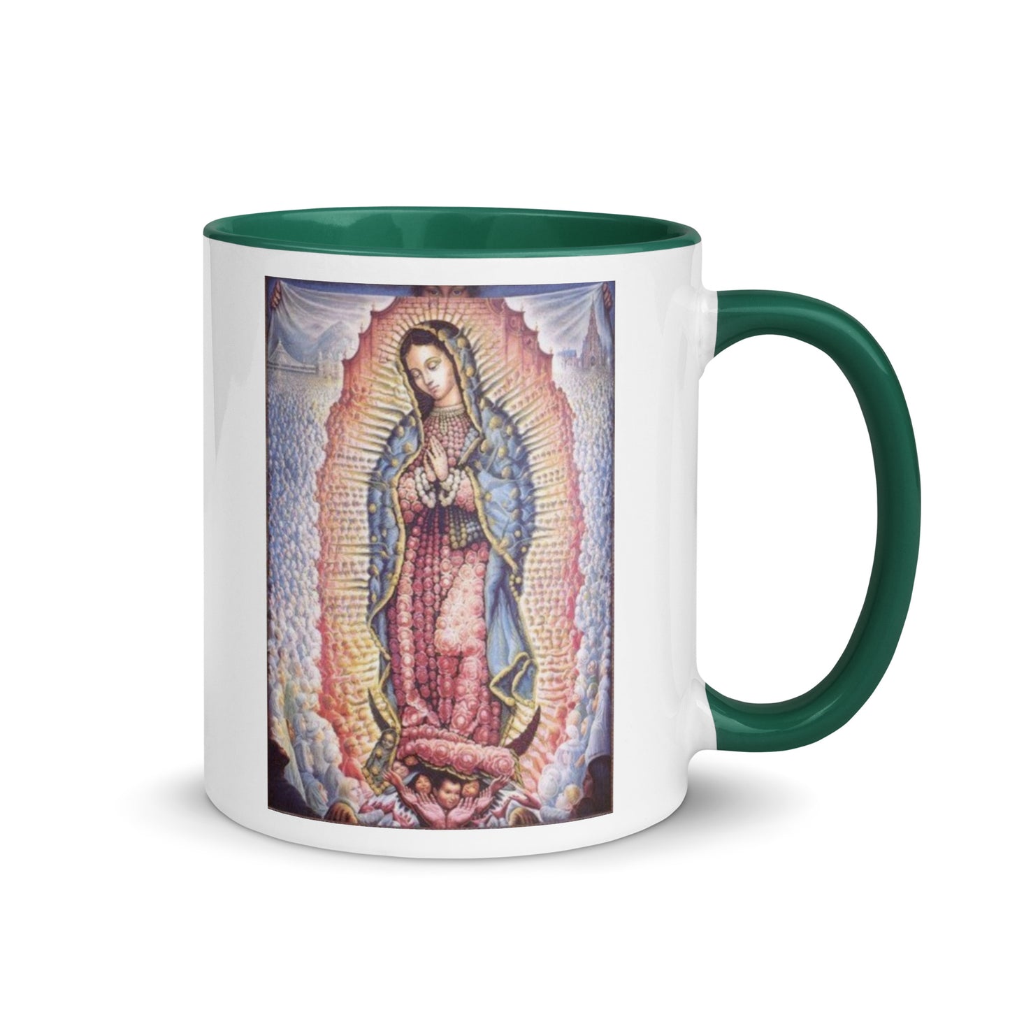 Our Lady of Guadalupe Mug with Color Inside