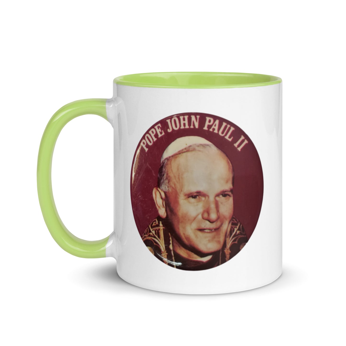 Pope St. John Paul II Mug with Color Inside