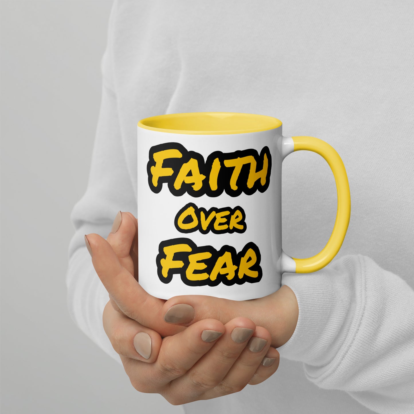 Faith Mug with Color Inside