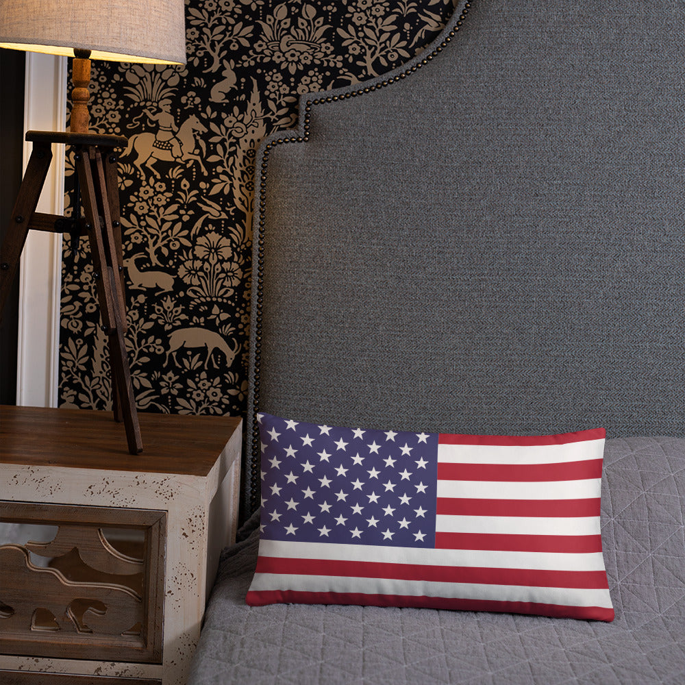 Patriotic American Flag Pillow