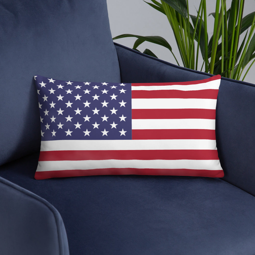 Patriotic American Flag Pillow