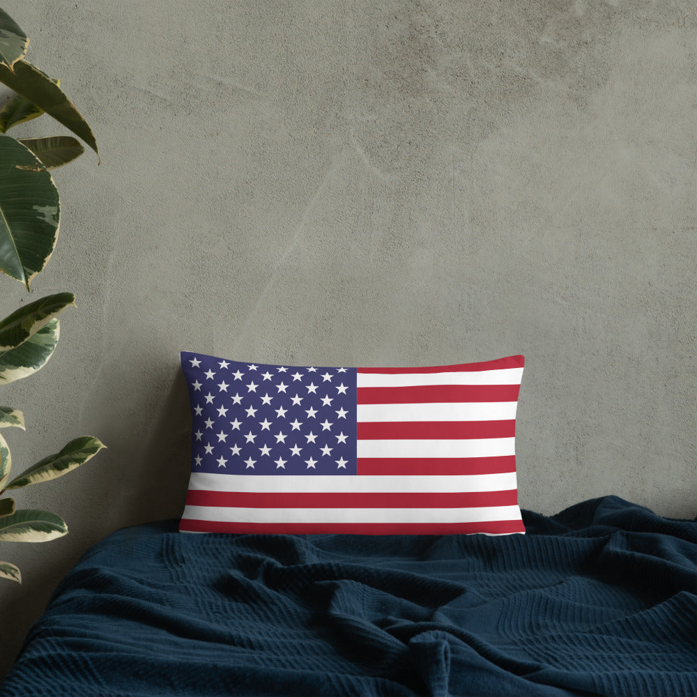 Patriotic American Flag Pillow