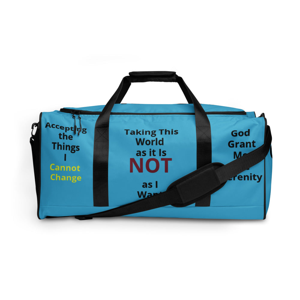 Serenity Prayer Duffle Bag