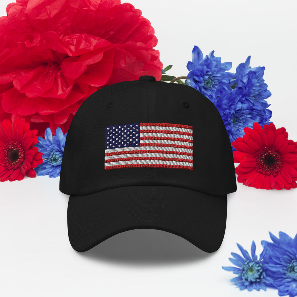 Patriotic Embroidered Ball Cap