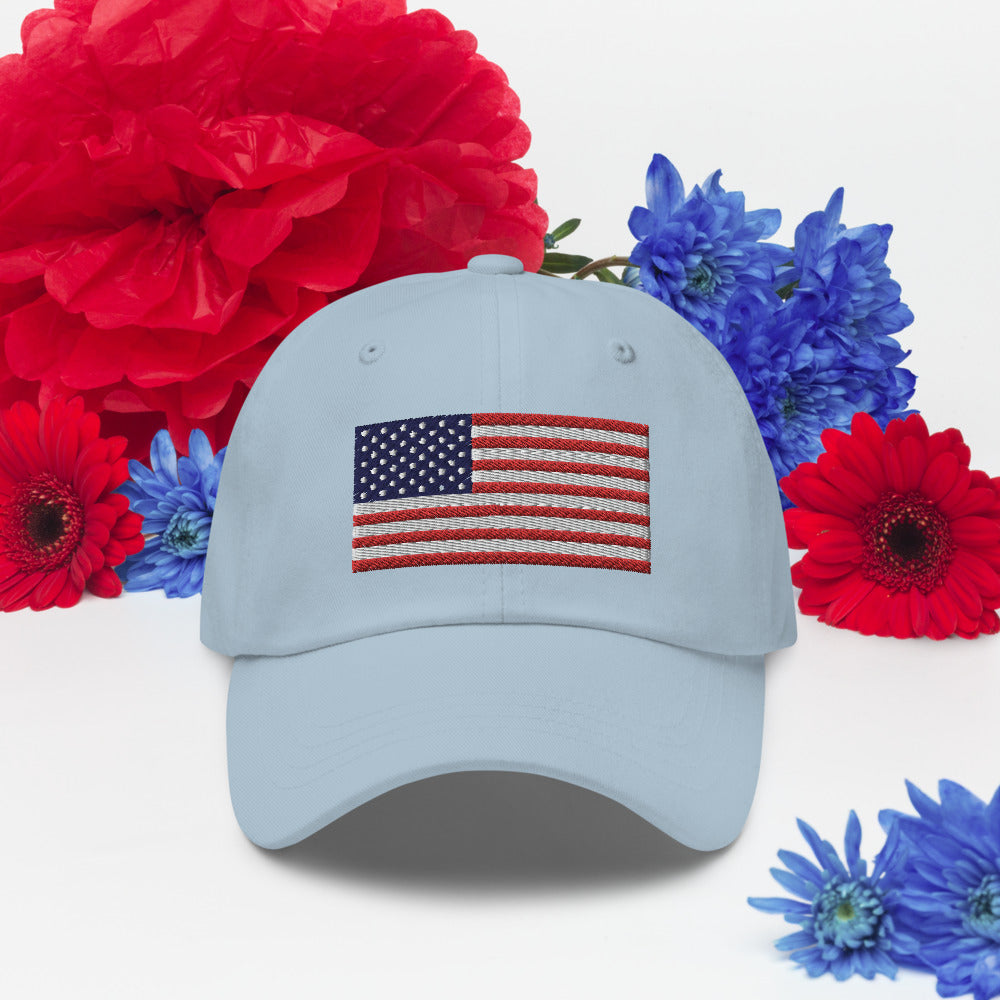 Patriotic Embroidered Ball Cap
