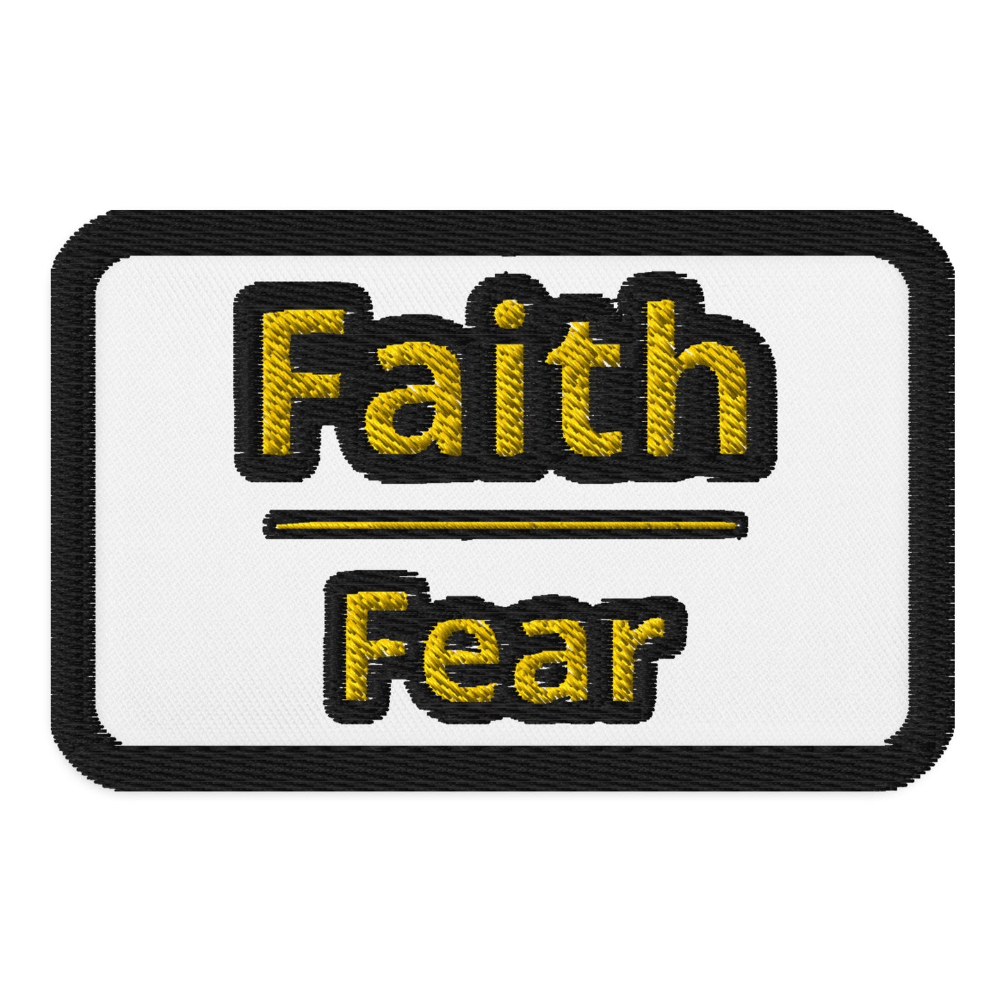 Embroidered Faith Patches