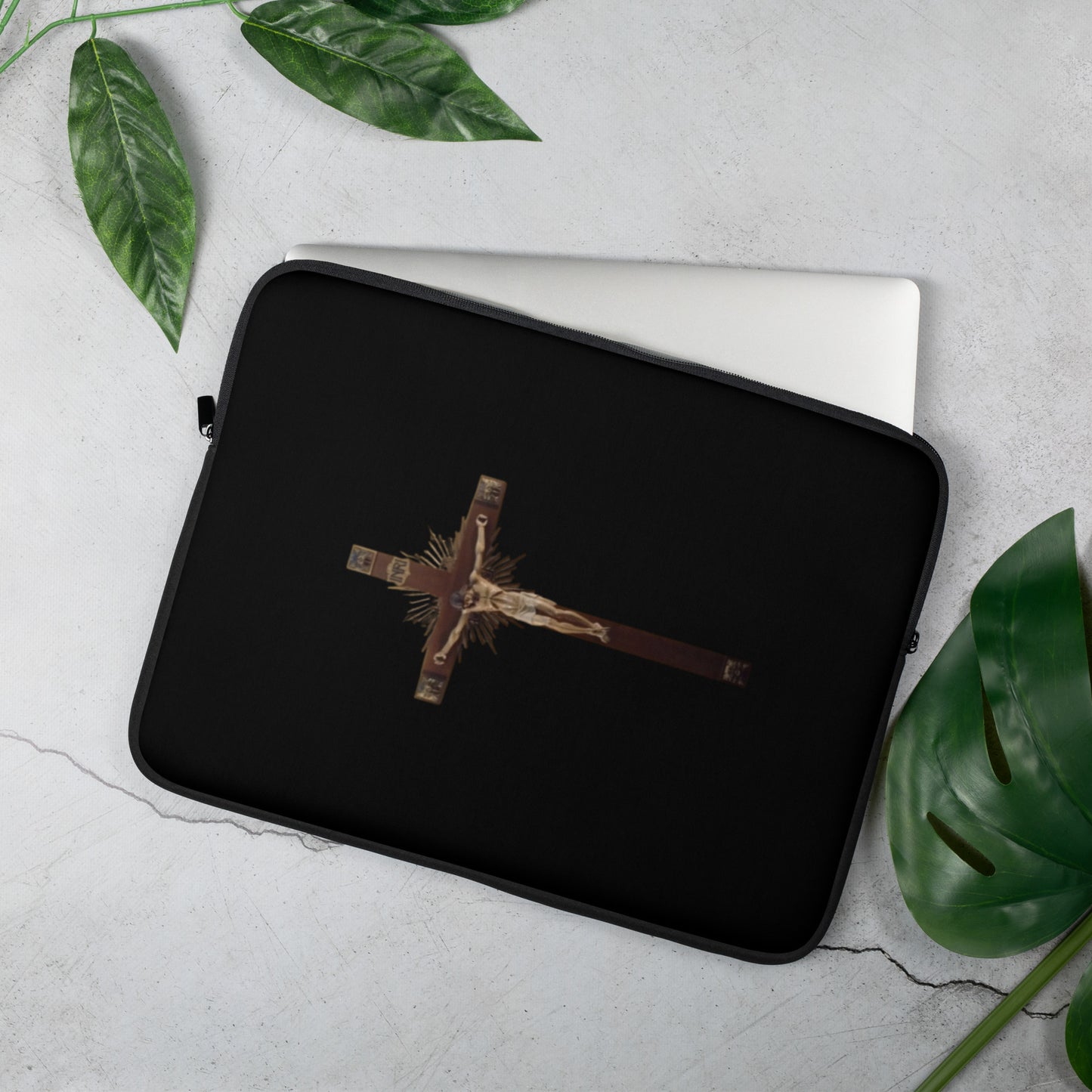 Crucifix Laptop Sleeve