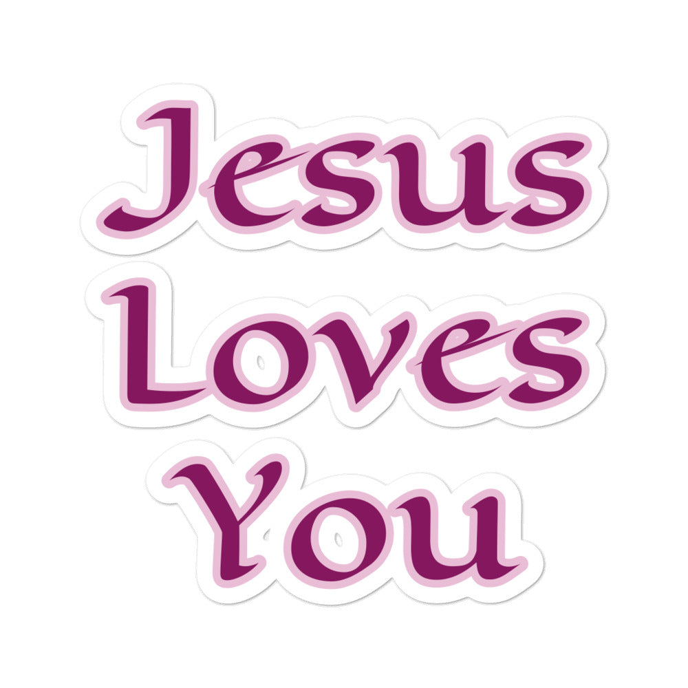 Bubble-Free Love Sticker