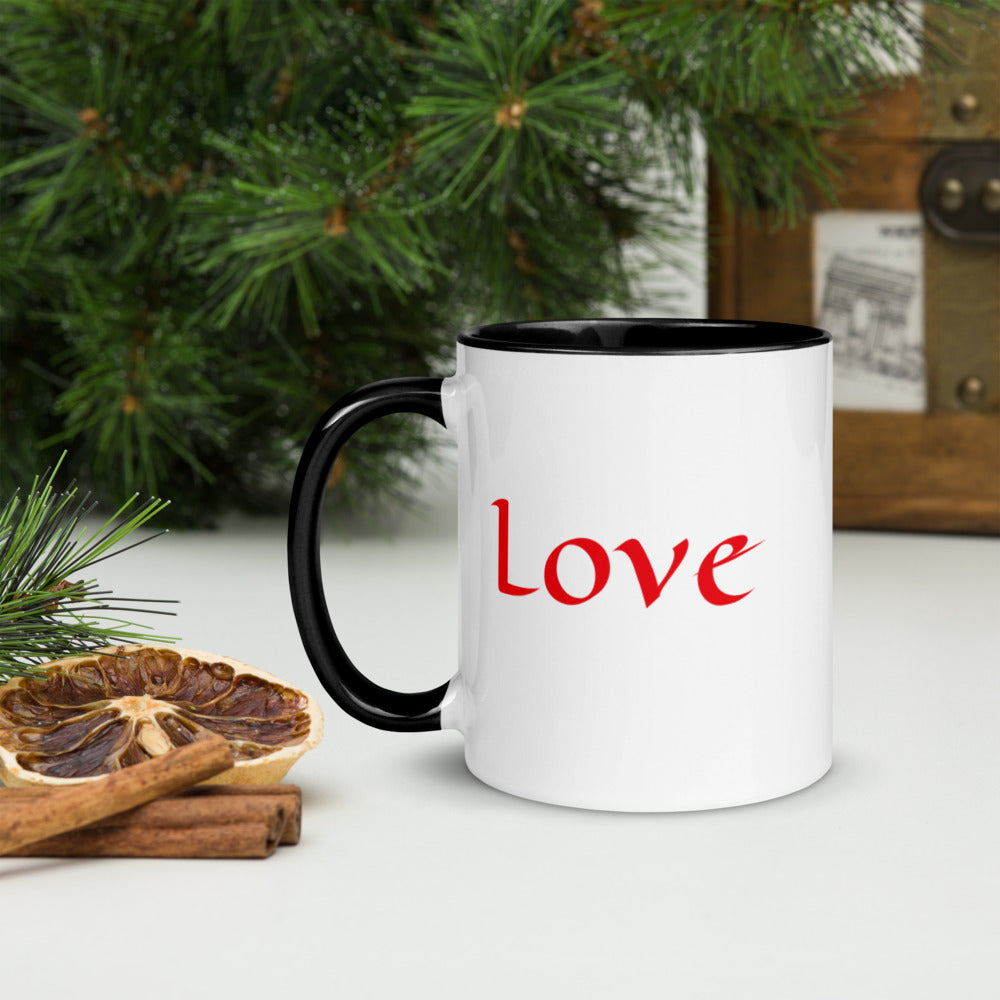Love Mug with Color Inside