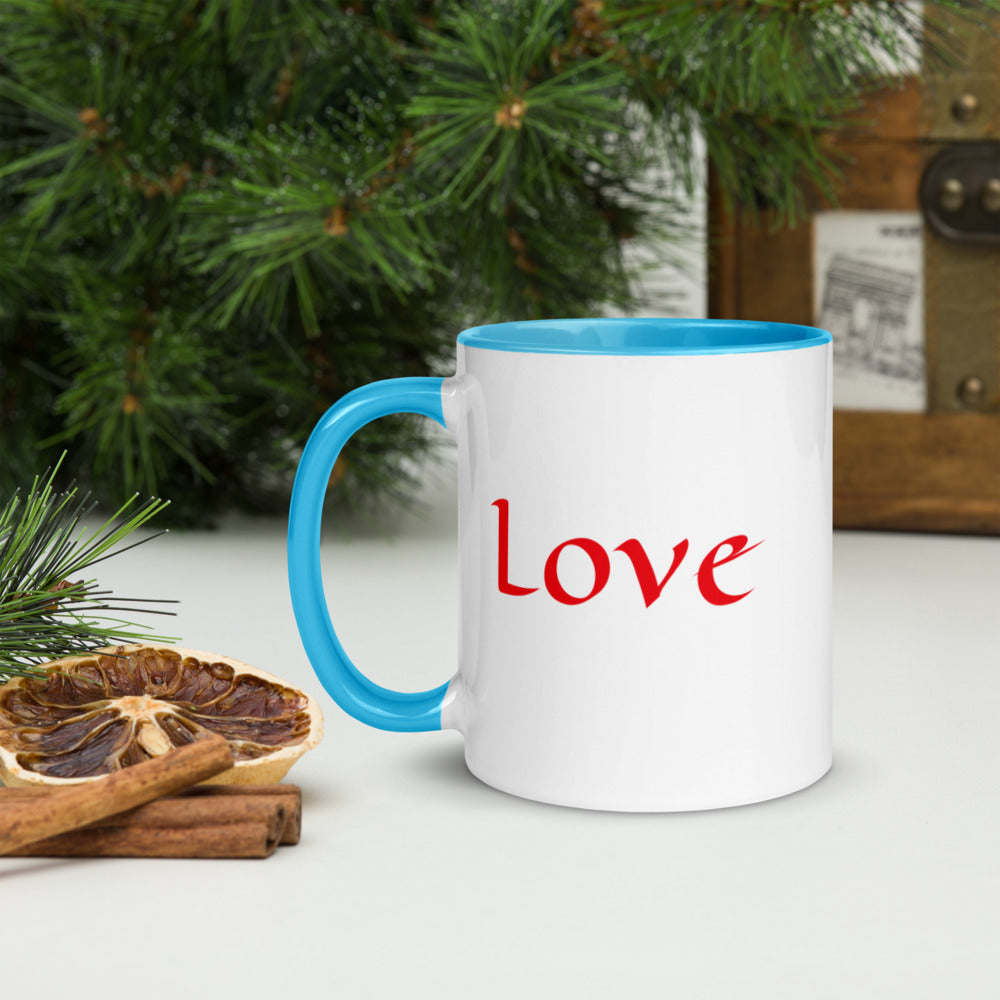 Love Mug with Color Inside