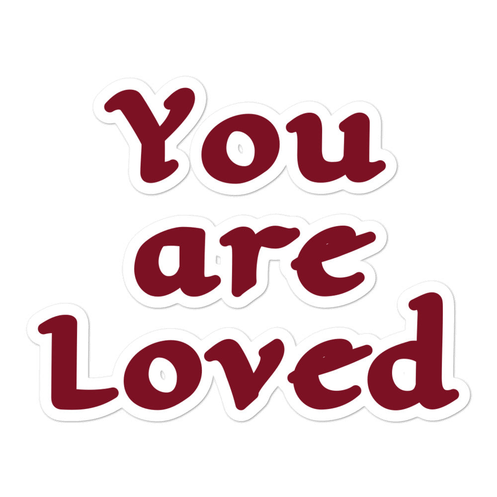 Bubble-Free Love Sticker