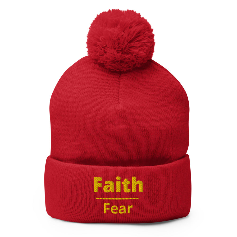 Faith Pom-Pom Beanie