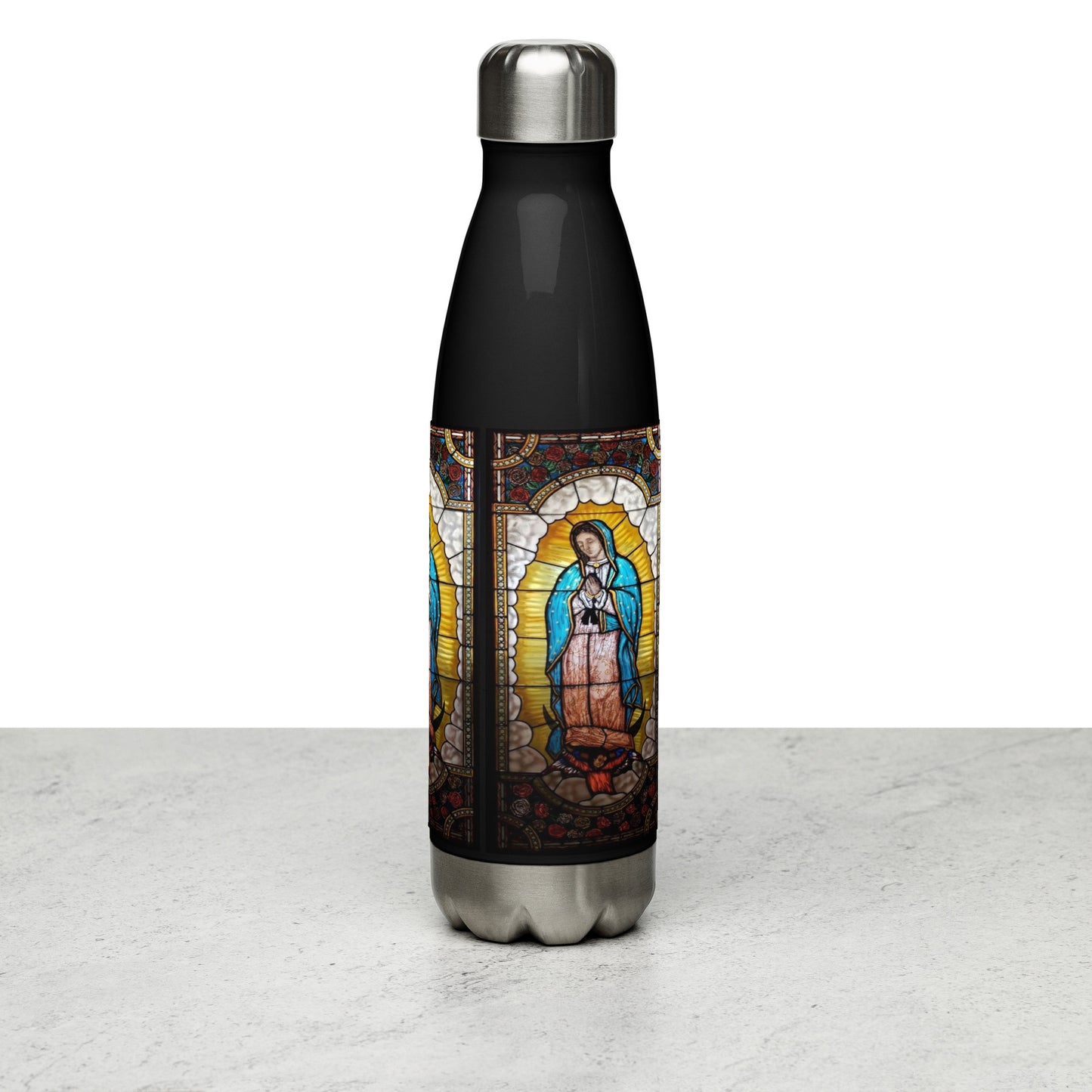 Our Lady of Guadalupe Water Bottle 17oz