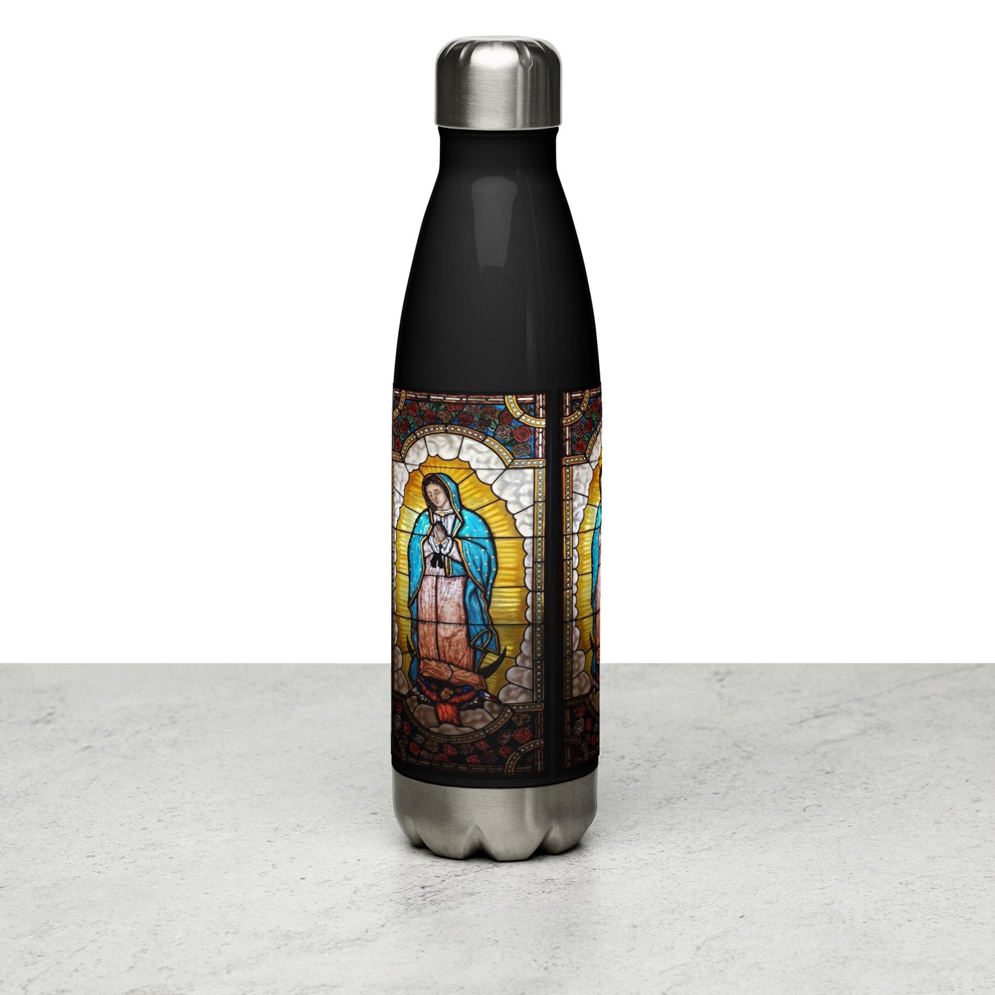 Our Lady of Guadalupe Water Bottle 17oz