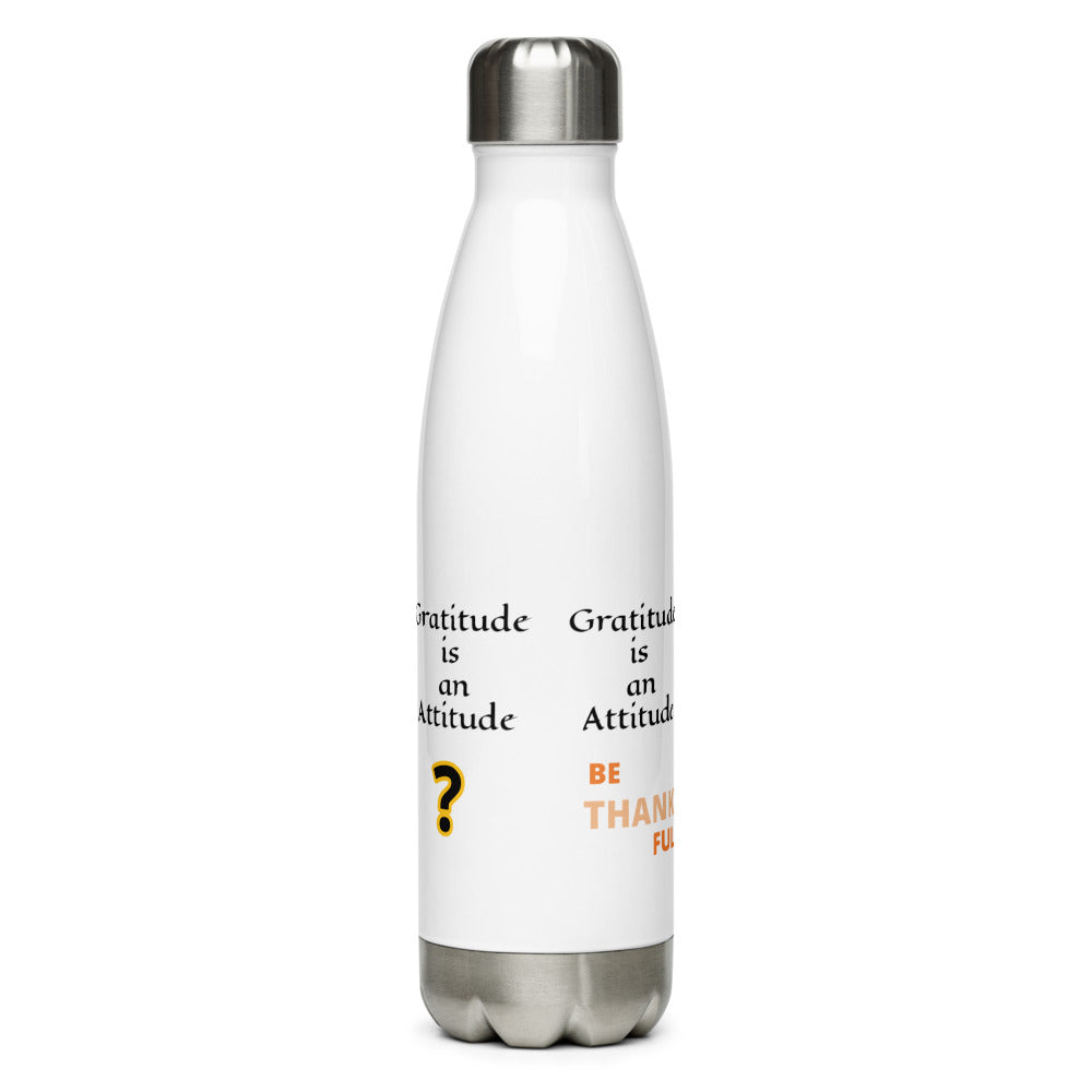Gratitude Water Bottle 17oz