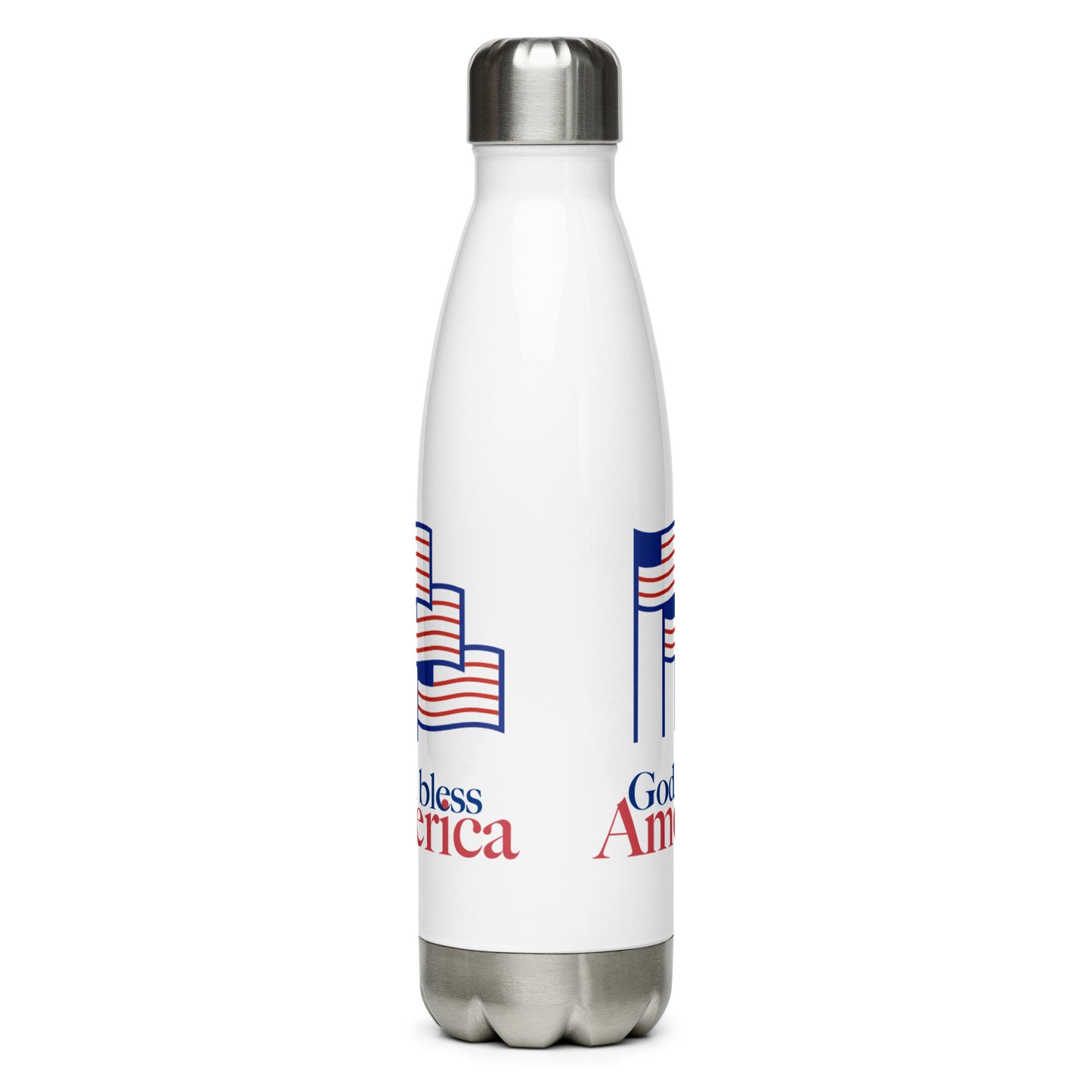 Patriotic Stainless Steel Water Bottle 17oz