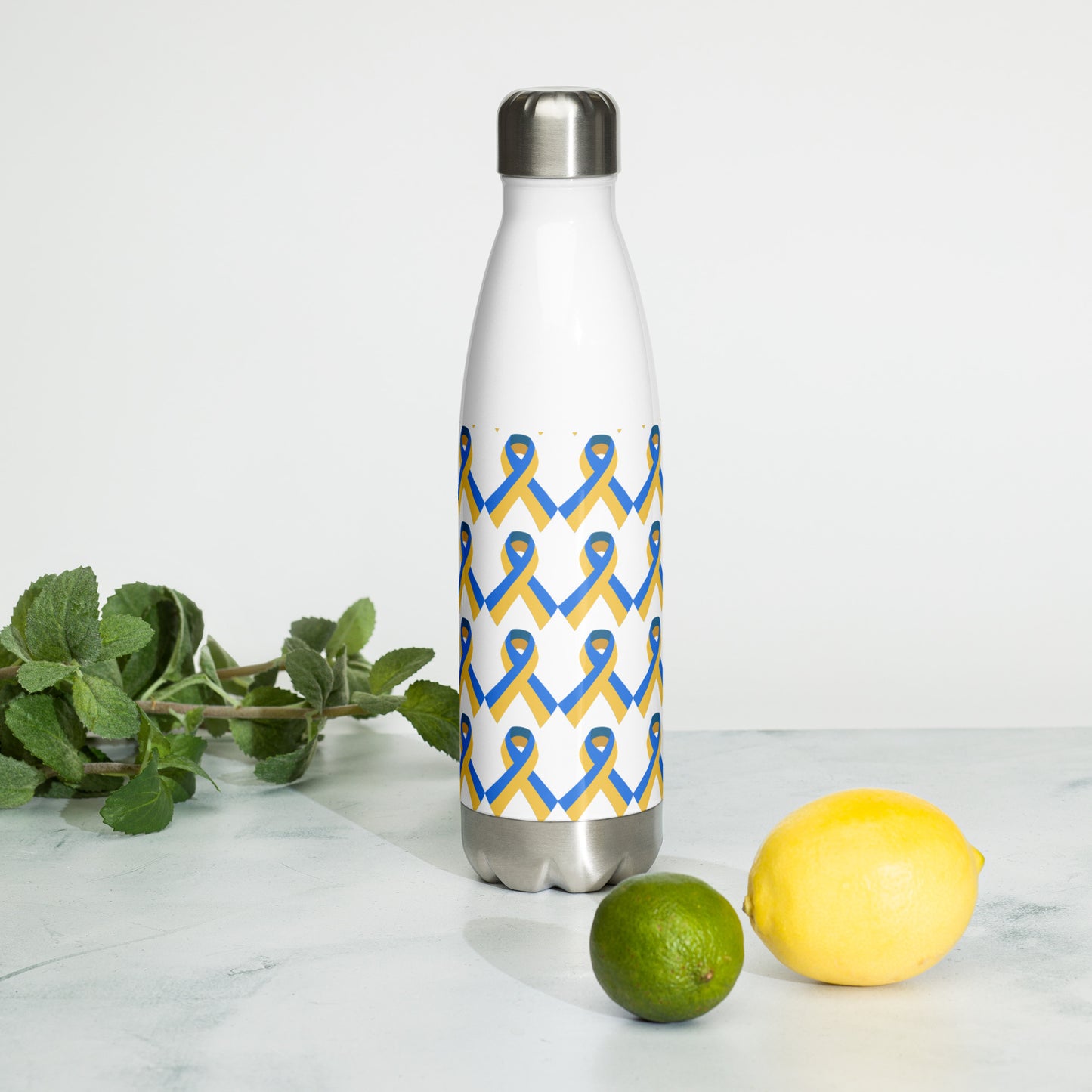 Ukrainian Ribbon Water Bottle 17oz